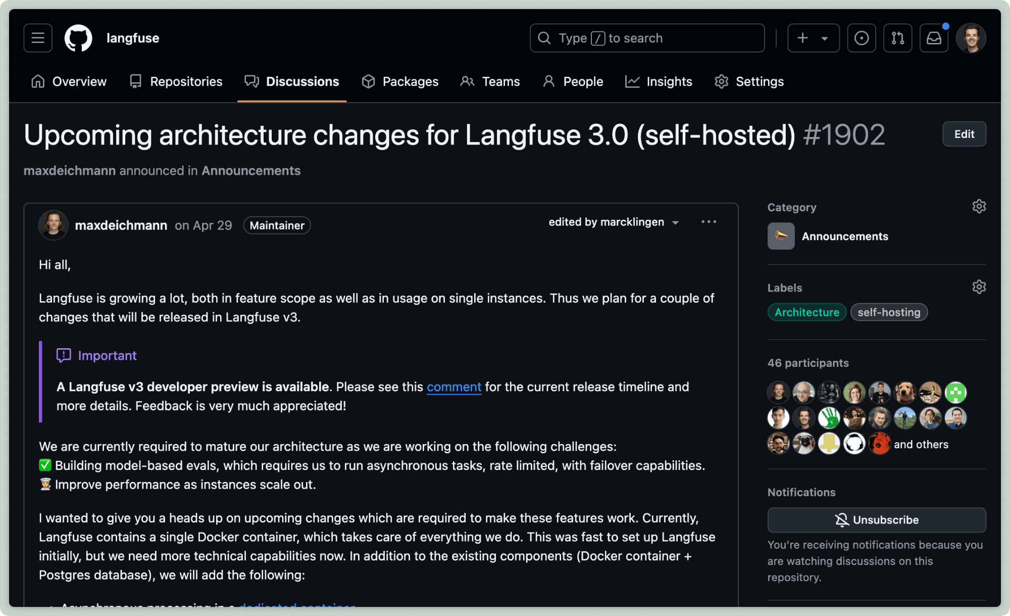 Langfuse v3
thread